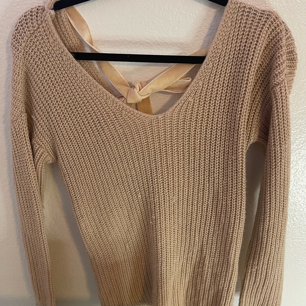 Charlotte Russe Light Pink Sweater